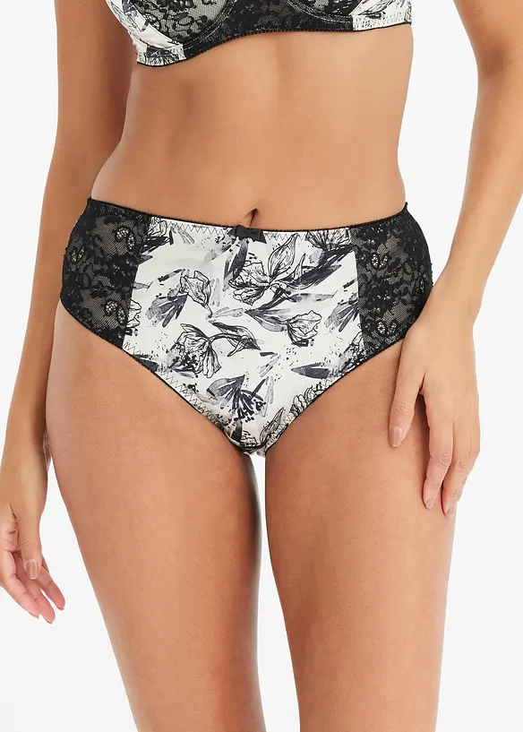 Slip Maxi avec matière brillante, bonprix