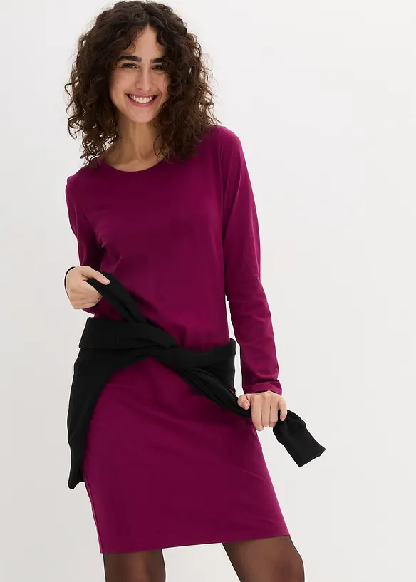 Robes en jersey coton extensible, bonprix