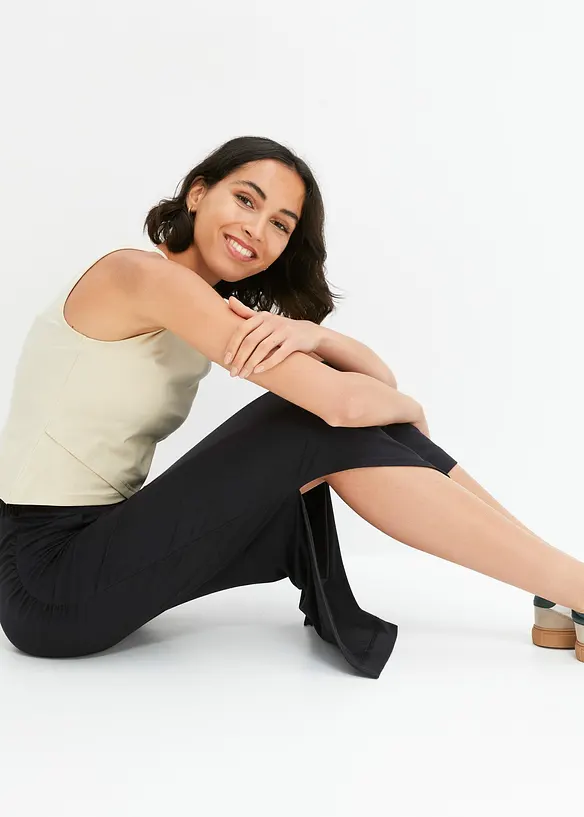 Jupe midi en viscose fluide, bonprix