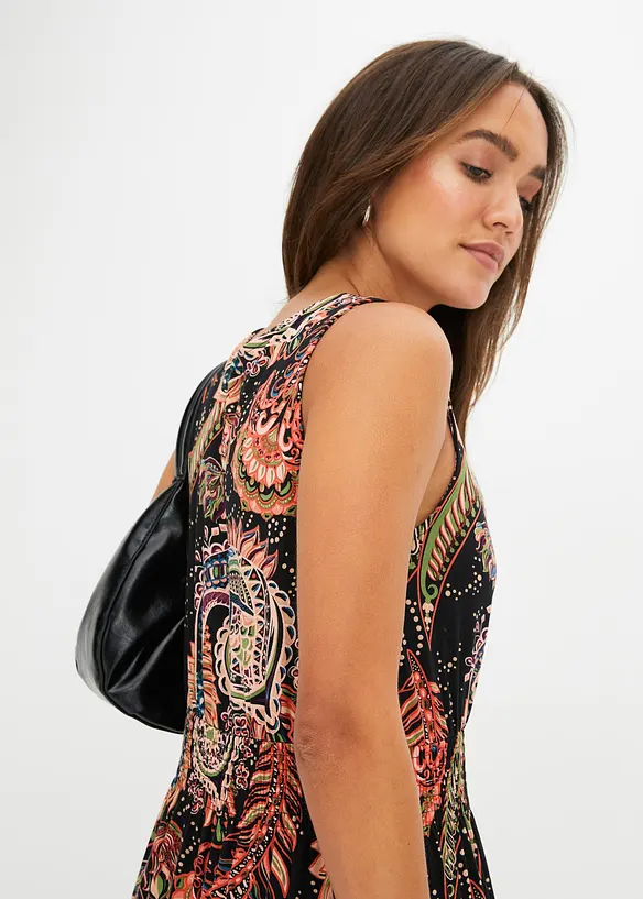 Robe longue en viscose douce et extensible, bonprix