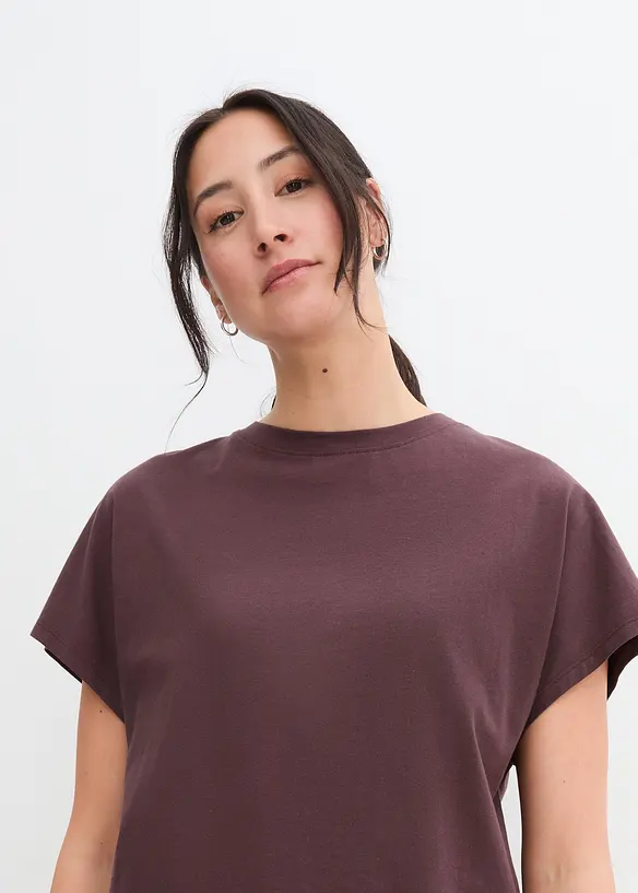 T-shirt avec détail noué à la base, bonprix