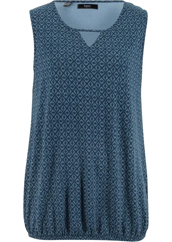 Top avec base élastiquée, bonprix