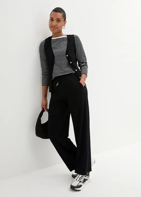 Pantalon de tailleur en viscose mélangée, bonprix