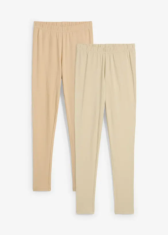 Lot de 2 leggings, bonprix