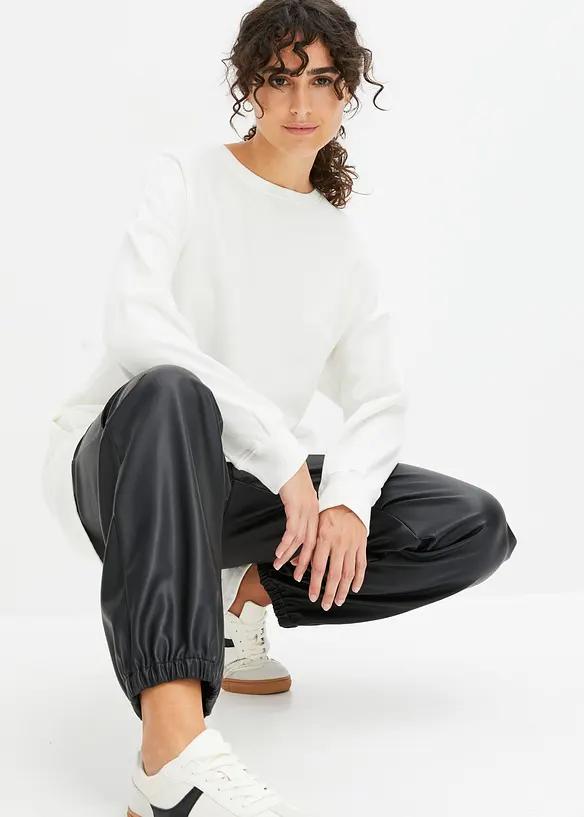 Sweat-shirt oversize 100% coton, bonprix