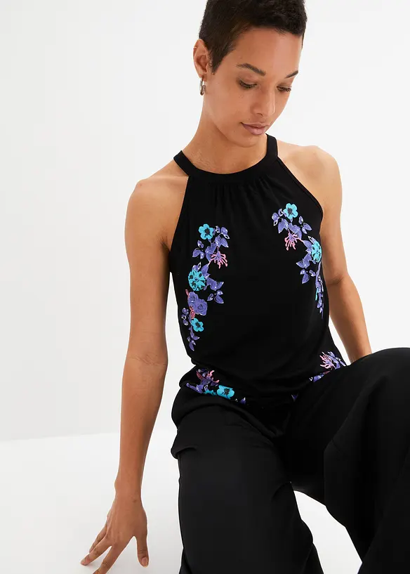 Top fluide en viscose extensible, bonprix