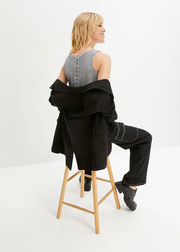 Top avec boutons dans le dos, bonprix