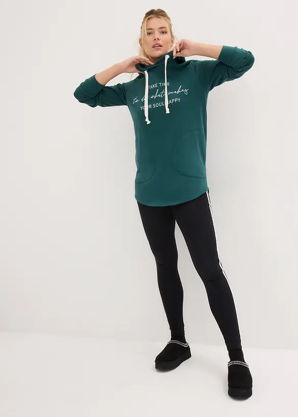 Ensemble de jogging avec sweat long et legging (2 pces), bonprix