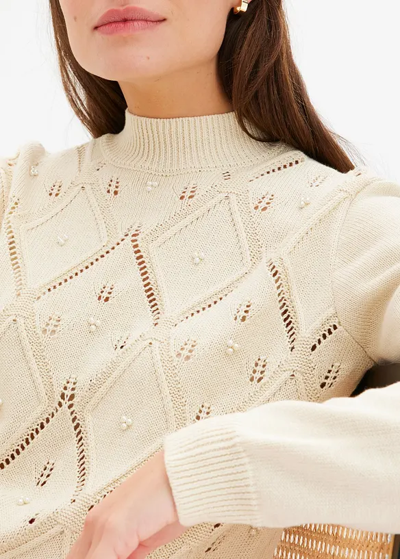 Pull ajouré, bonprix