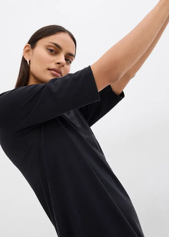 Robe longue en mati&egrave;re douce, bonprix