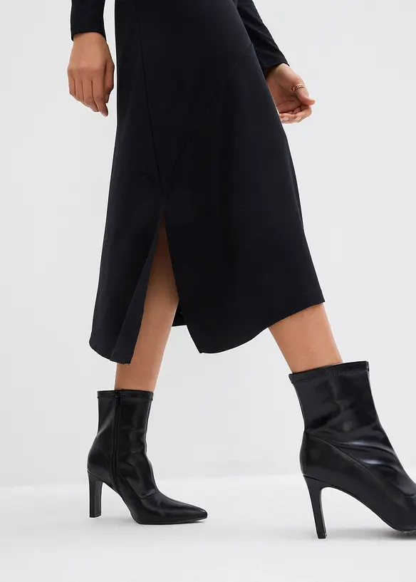 Robe midi asymétrique en viscose mélangée, bonprix