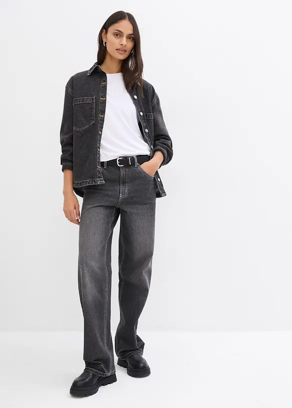 T-shirt avec d&eacute;tail n&oelig;ud, bonprix