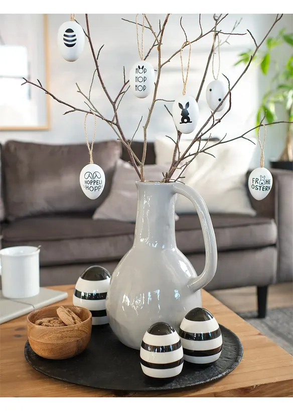 Objet déco Œufs de Pâques (3 pces), bonprix