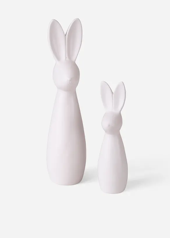 Lot de 2 lapins d&eacute;co, bonprix