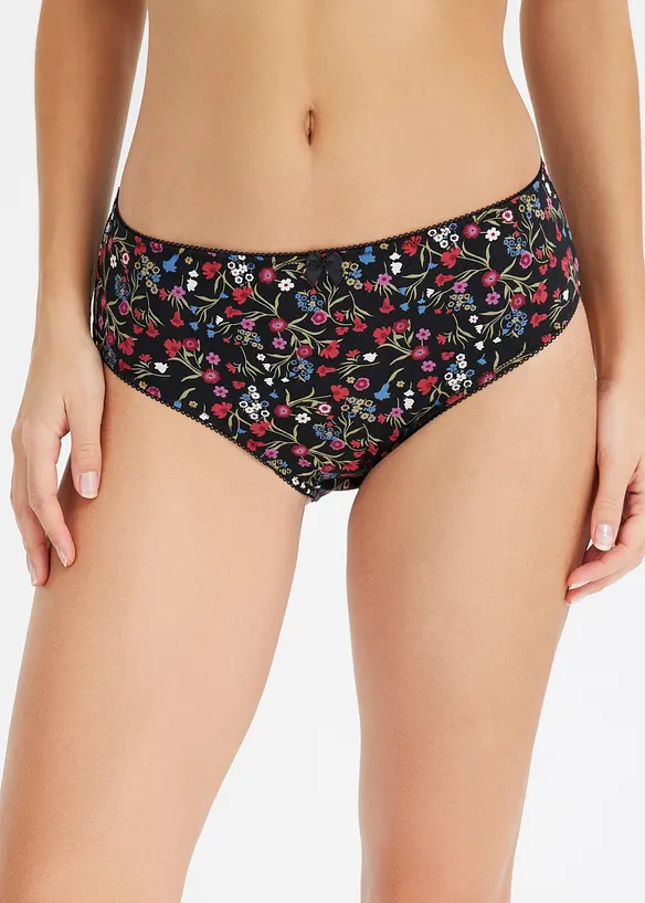 Lot de 4 maxi slips en coton, bonprix