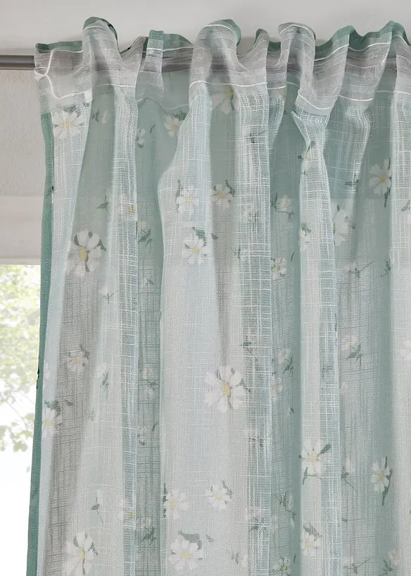 Panneau (1 pce.) à motif floral contenant du polyester recyclé, bonprix