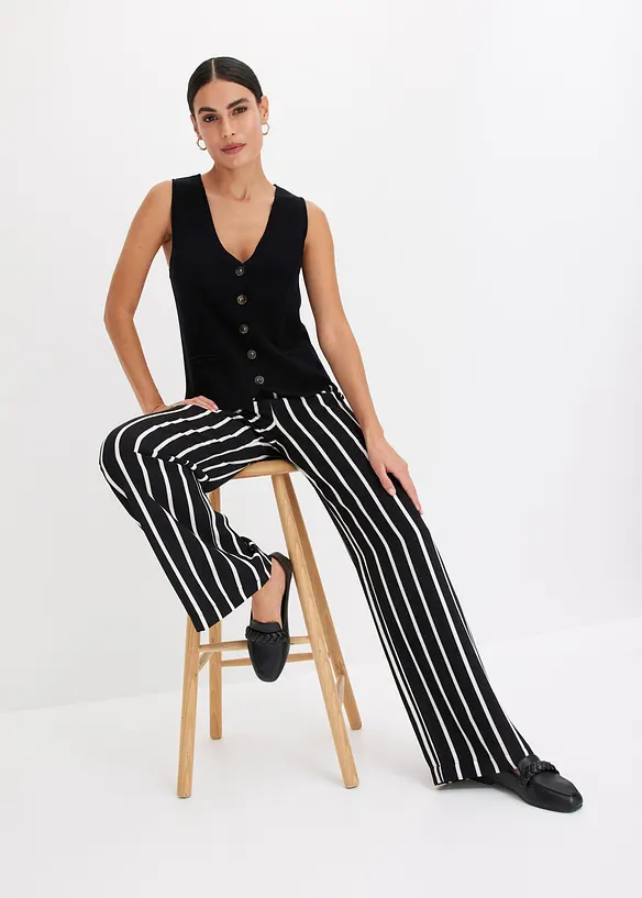 Gilet sans manches en maille, bonprix