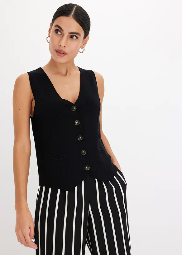 Gilet sans manches en maille, bonprix