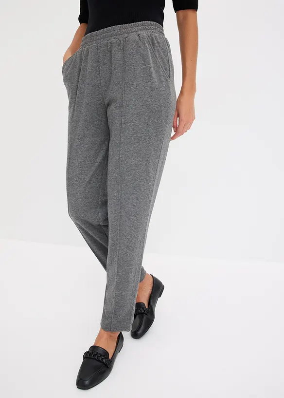 Pantalon &eacute;lastiqu&eacute; avec passepoils devant, bonprix