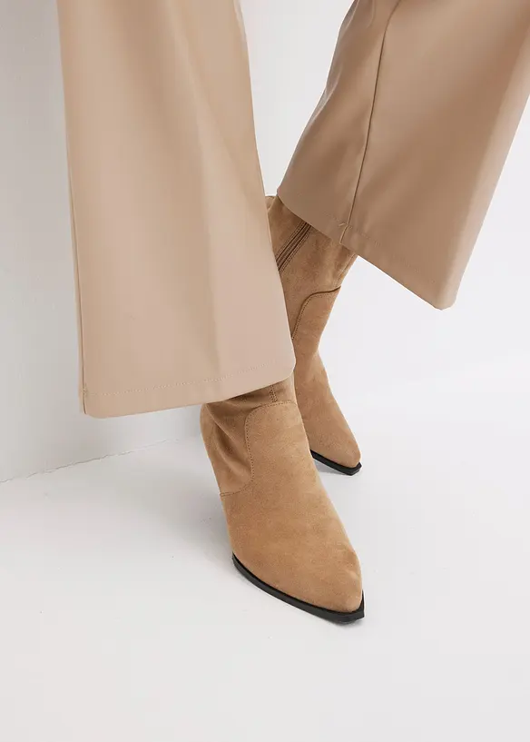 Pantalon enduit, bonprix