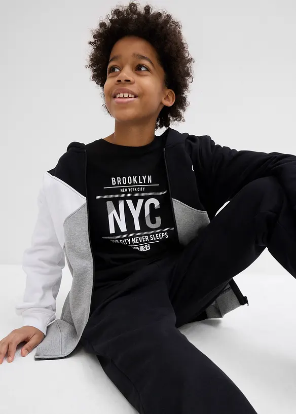 T-shirt manches longues 100% coton, bonprix