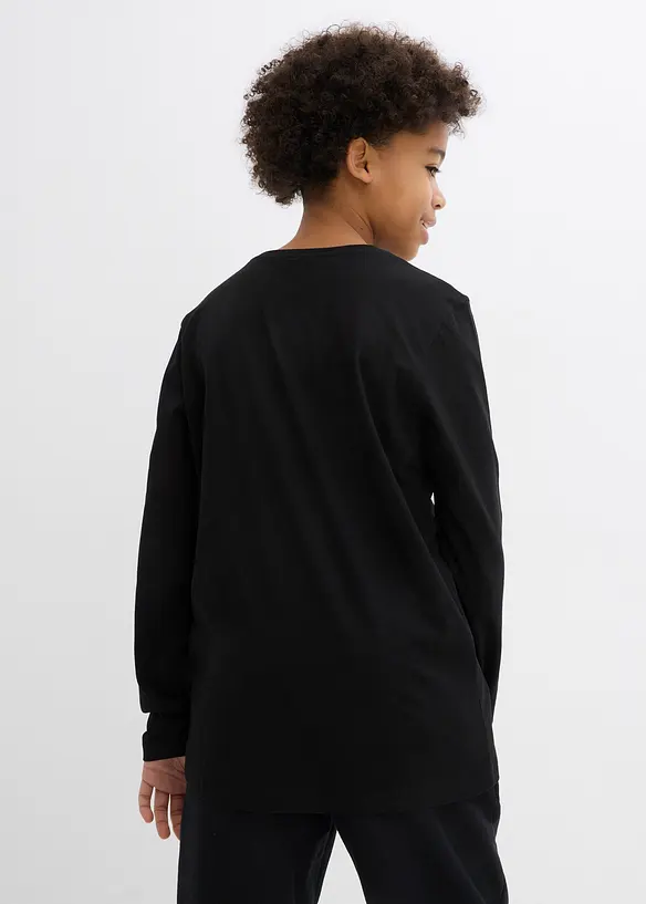 T-shirt manches longues 100% coton, bonprix