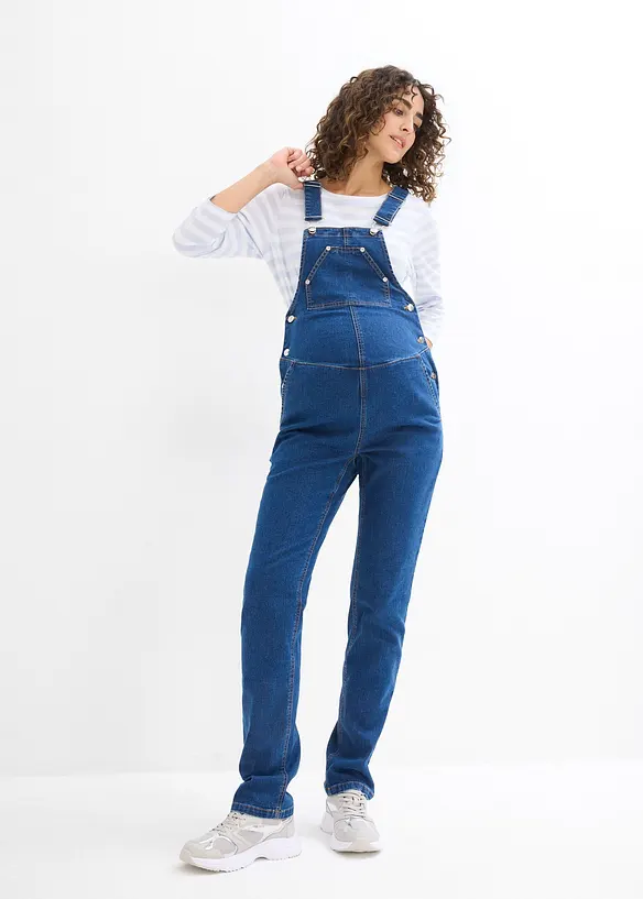 Salopette de grossesse à largeur ajustable, jambes droites, bonprix