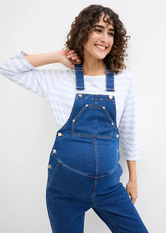 Salopette de grossesse à largeur ajustable, jambes droites, bonprix