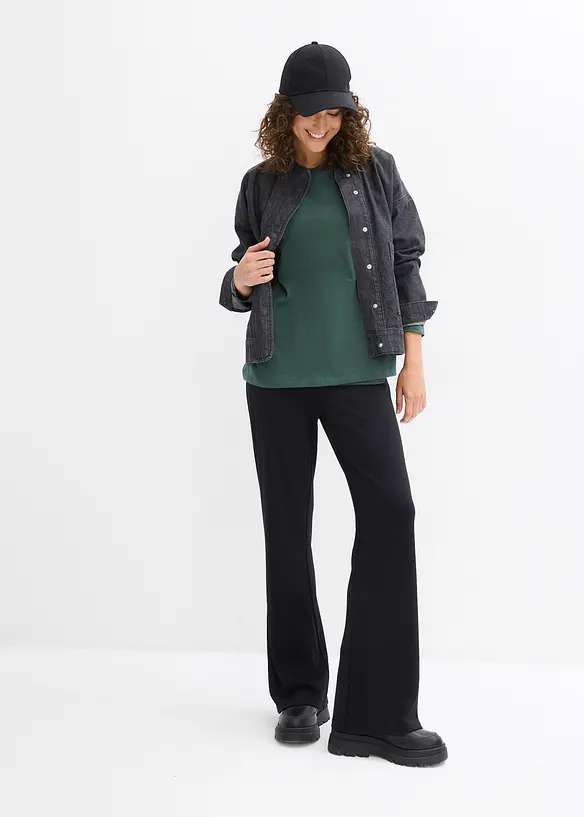 Lot de 2 T-shirts de grossesse et d’allaitement 100% coton, bonprix