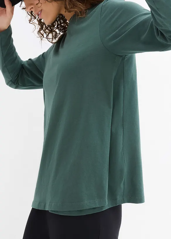 Lot de 2 T-shirts de grossesse et d’allaitement 100% coton, bonprix