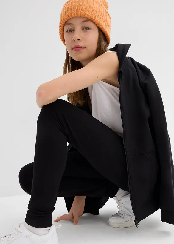 Lot de 3 leggings en coton extensible, bonprix