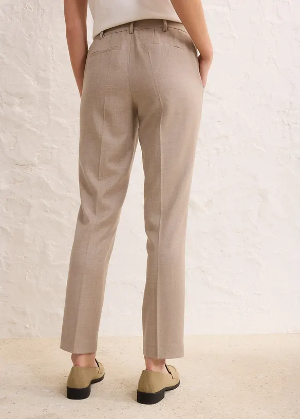 Pantalon en laine mélangée, bonprix