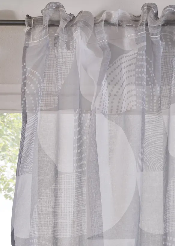 Voilage imprimé (1 pce), bonprix