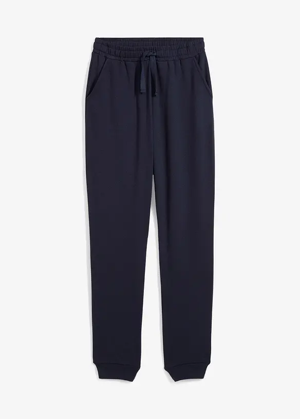 Pantalon de jogging en coton m&eacute;lang&eacute;, bonprix