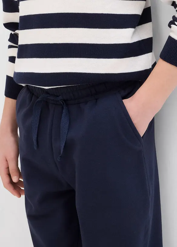 Pantalon de jogging en coton m&eacute;lang&eacute;, bonprix