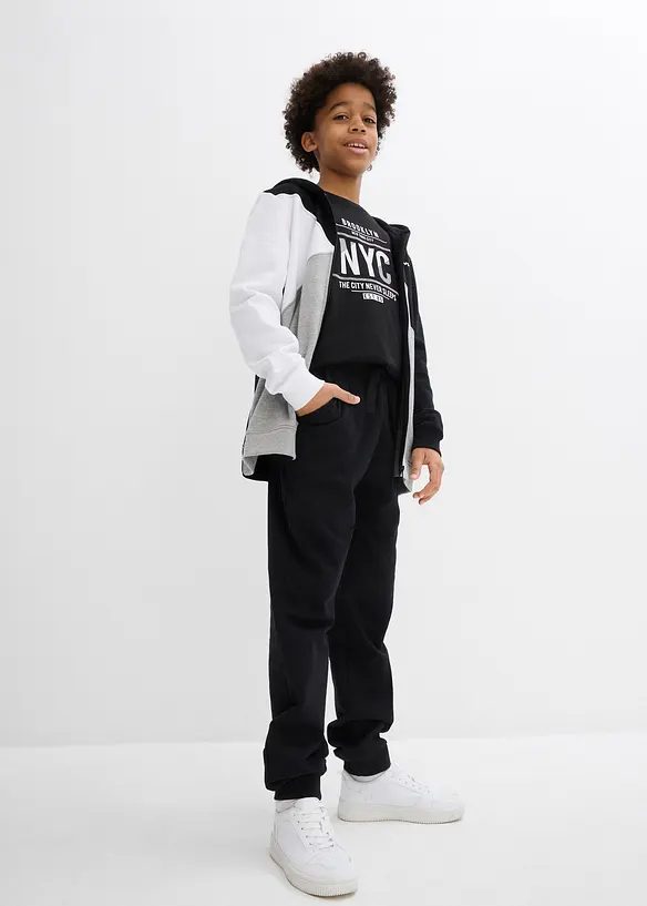 Pantalon de jogging en coton mélangé, bonprix