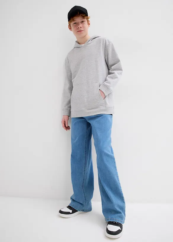 Jean droit extensible, extra loose, bonprix