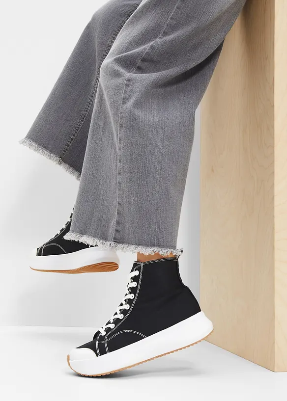 Baskets montantes &agrave; plateforme, bonprix
