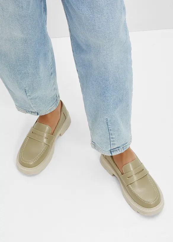 Mocassins à semelle épaisse et légère, bonprix