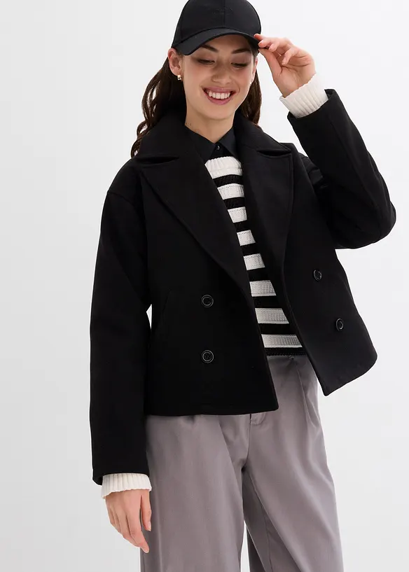 Caban aspect laine, bonprix