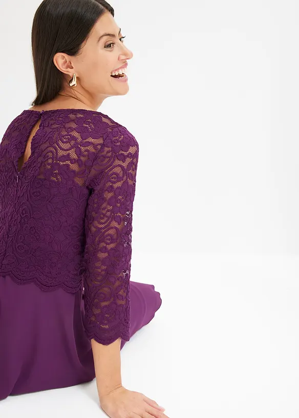 Mini-robe à dentelle, bonprix