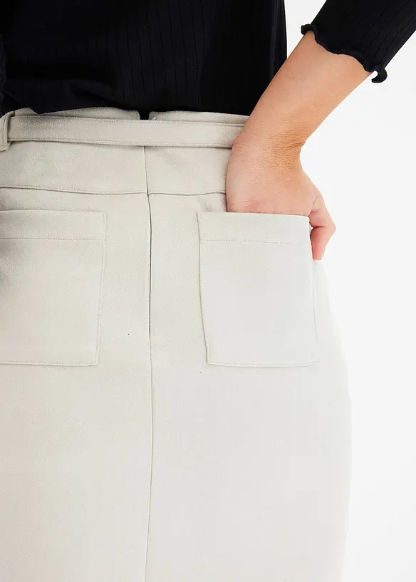 Jupe avec ceinture, bonprix