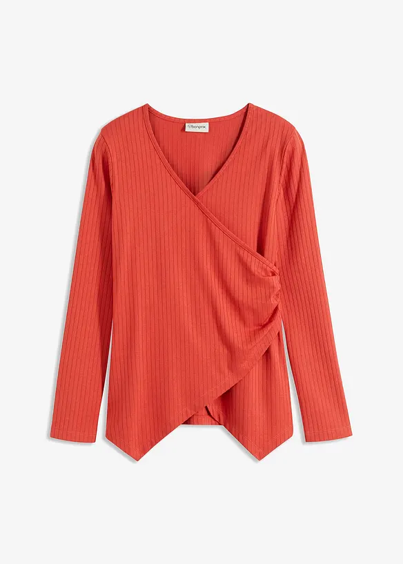 T-shirt c&ocirc;tel&eacute;, style portefeuille, bonprix