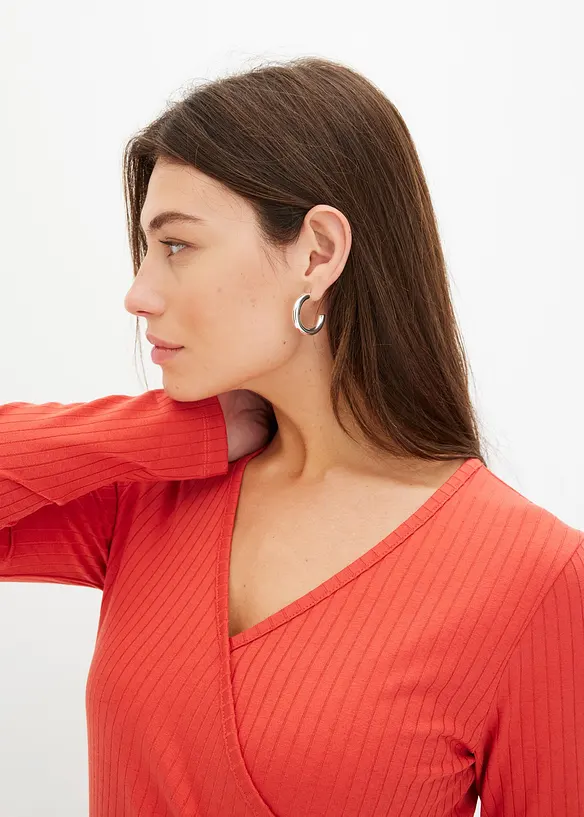 T-shirt c&ocirc;tel&eacute;, style portefeuille, bonprix