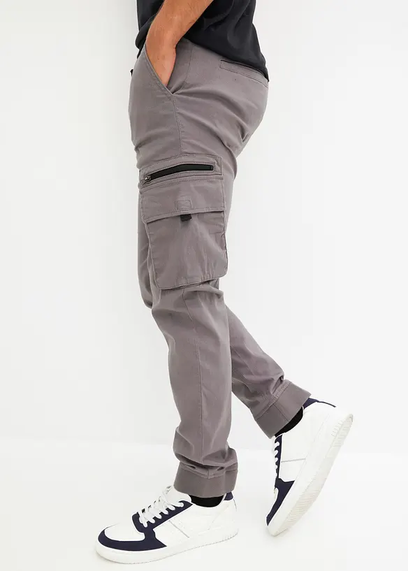 Pantalon extensible à poches cargo, regular, bonprix