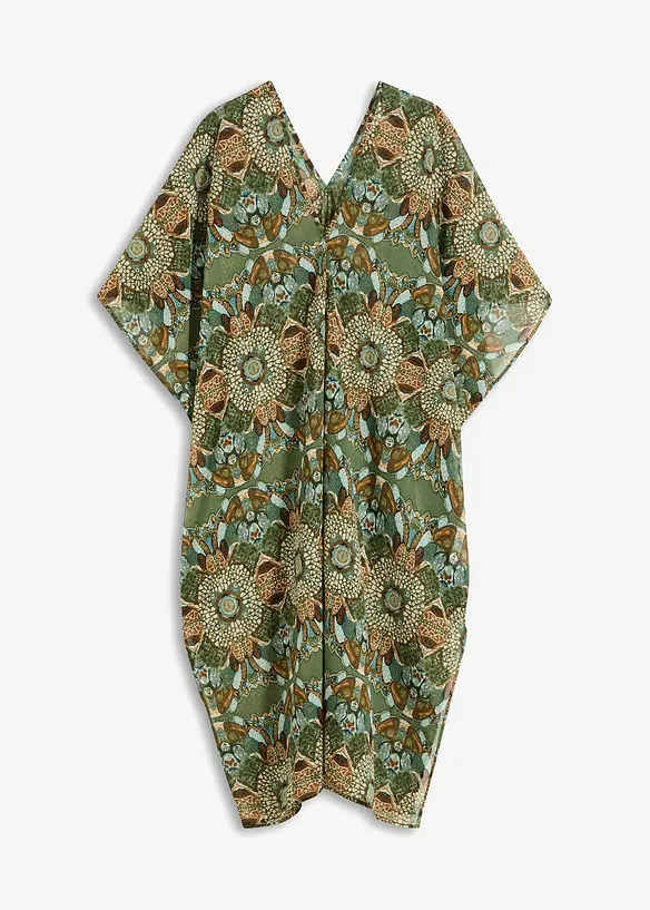 Tunique de plage oversize en crêpe léger, bonprix