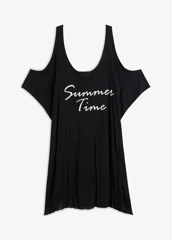 Robe de plage transparente en viscose, bonprix