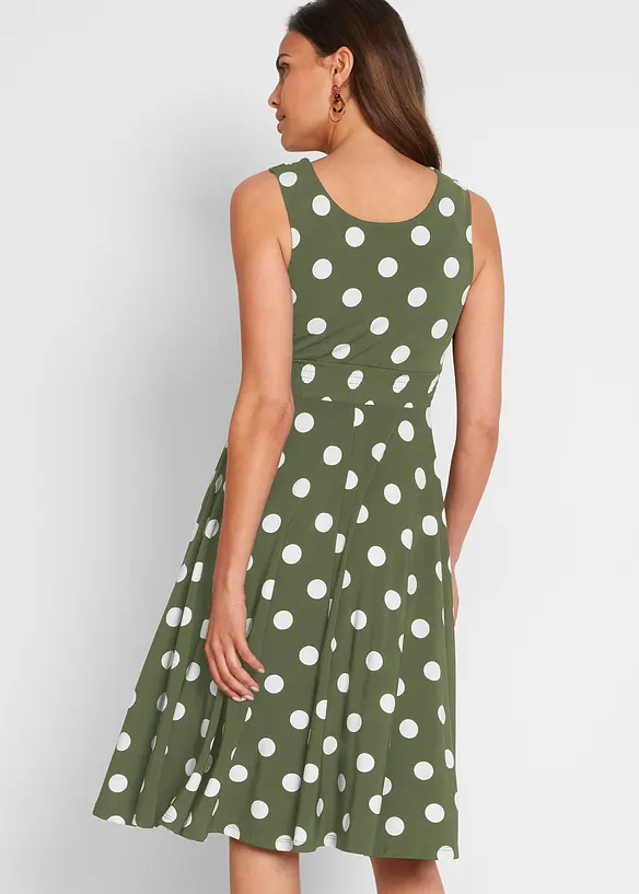 Robe en jersey à pois, bonprix
