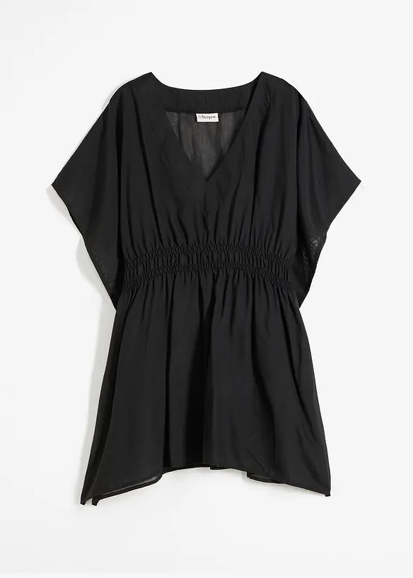 Tunique de plage transparente à col V, bonprix