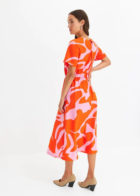 Robe midi imprimée, bonprix